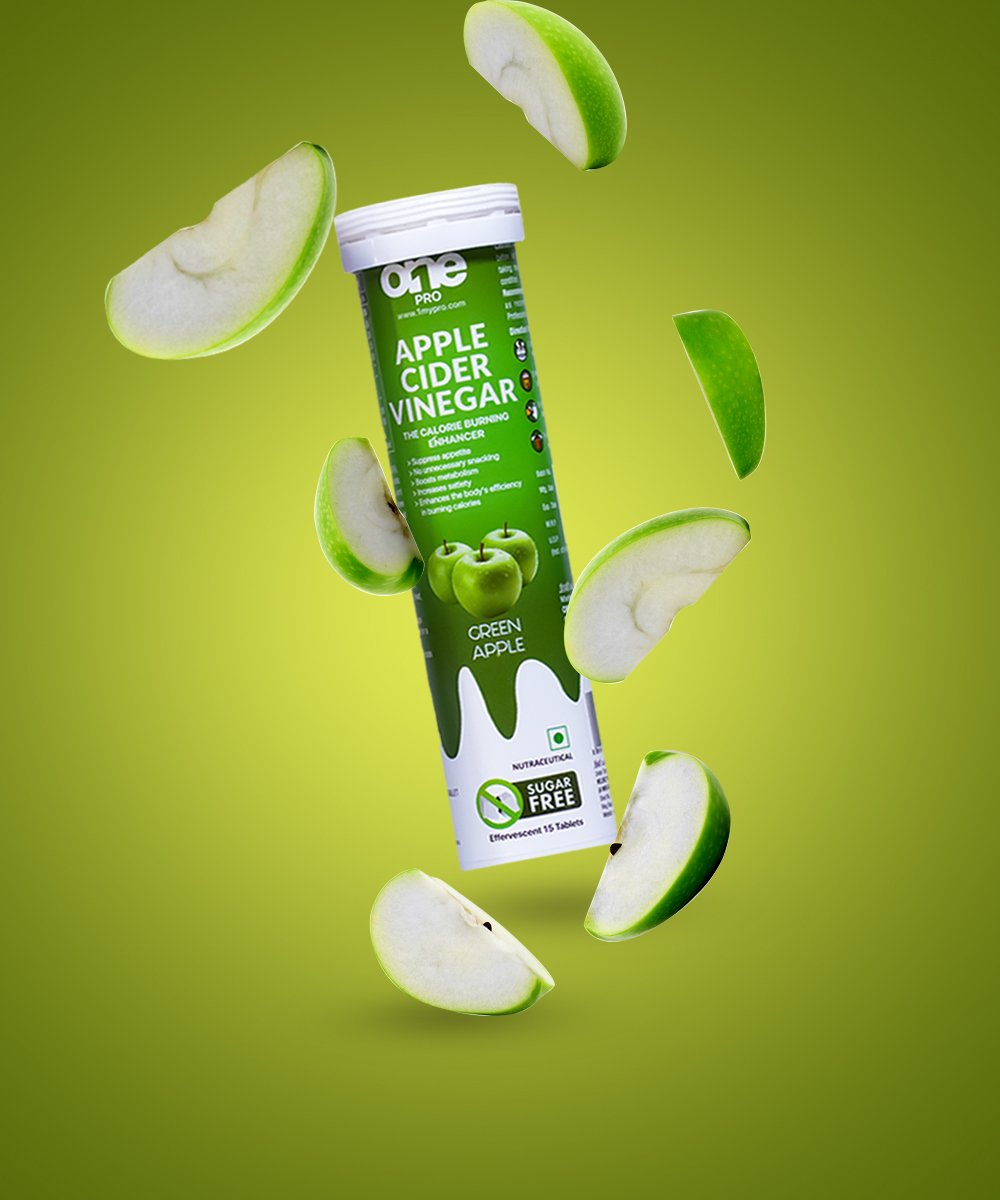 Apple Cider Vinegar Green Apple Flavoured Effervescent Tabs