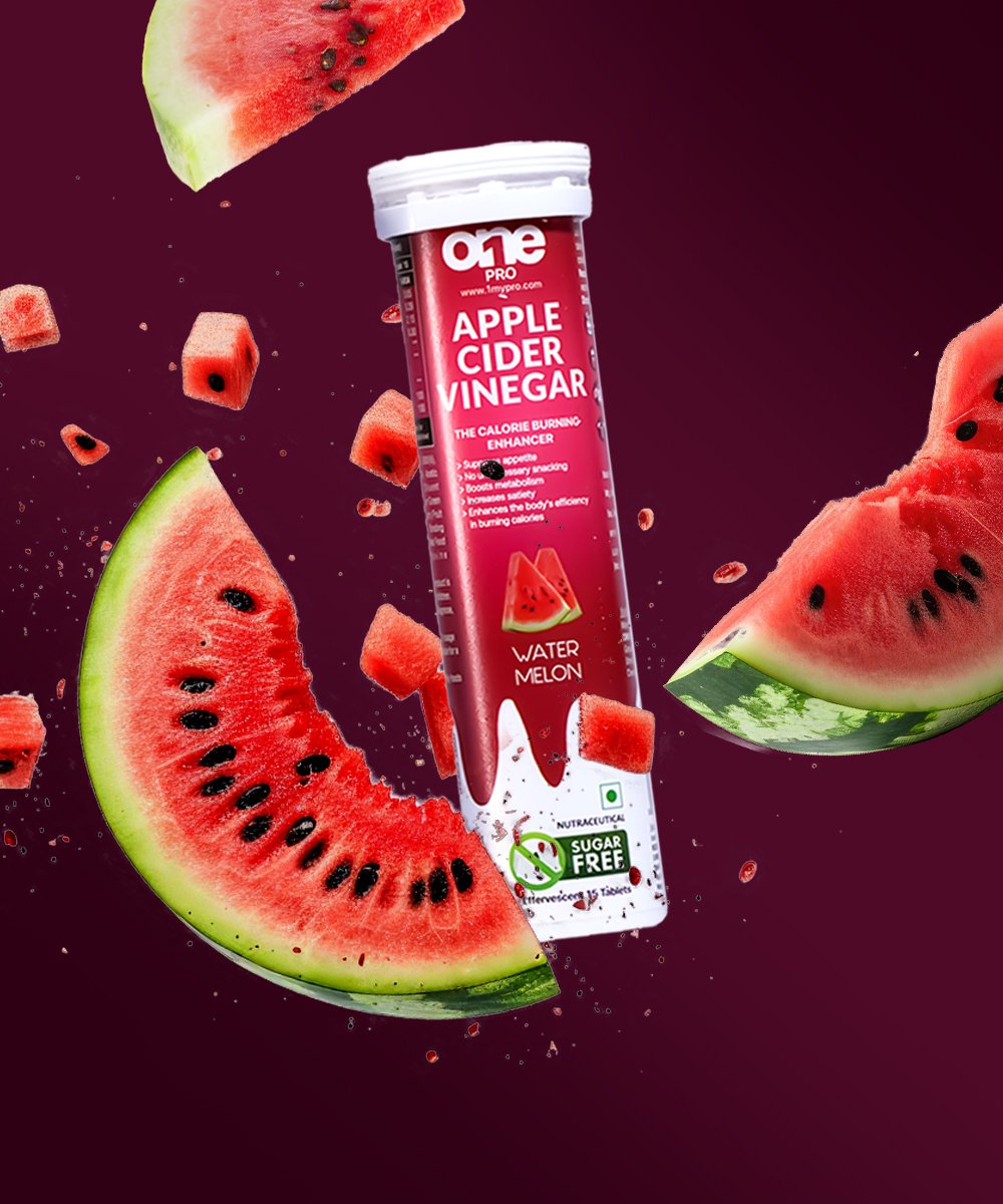 Apple Cider Vinegar Watermelon Flavoured Effervescent Tabs